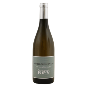 Witte wijn van Chardonnay druif uit Pouilly-Fuissé Frankrijk, rijke wijn met hout en mineraliteit, Bourgondische topwijn.