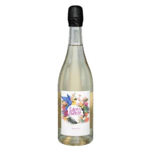 Mousserende witte wijn van Moscato druif uit Italië, zoete wijn met bloemen, perzik en tropisch fruit in elke wijnslok.
