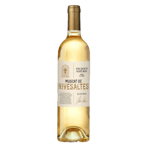 Dessertwijn Muscat de Rivesaltes, Zuid-Frankrijk, Vin Doux Naturel, bleekgouden wijn met florale zoetheid