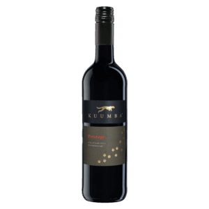 Zuid-Afrikaanse wijn van Pinotage, Kuumba met zwarte panter op het etiket en kruidige rode wijn met diepe fruittonen