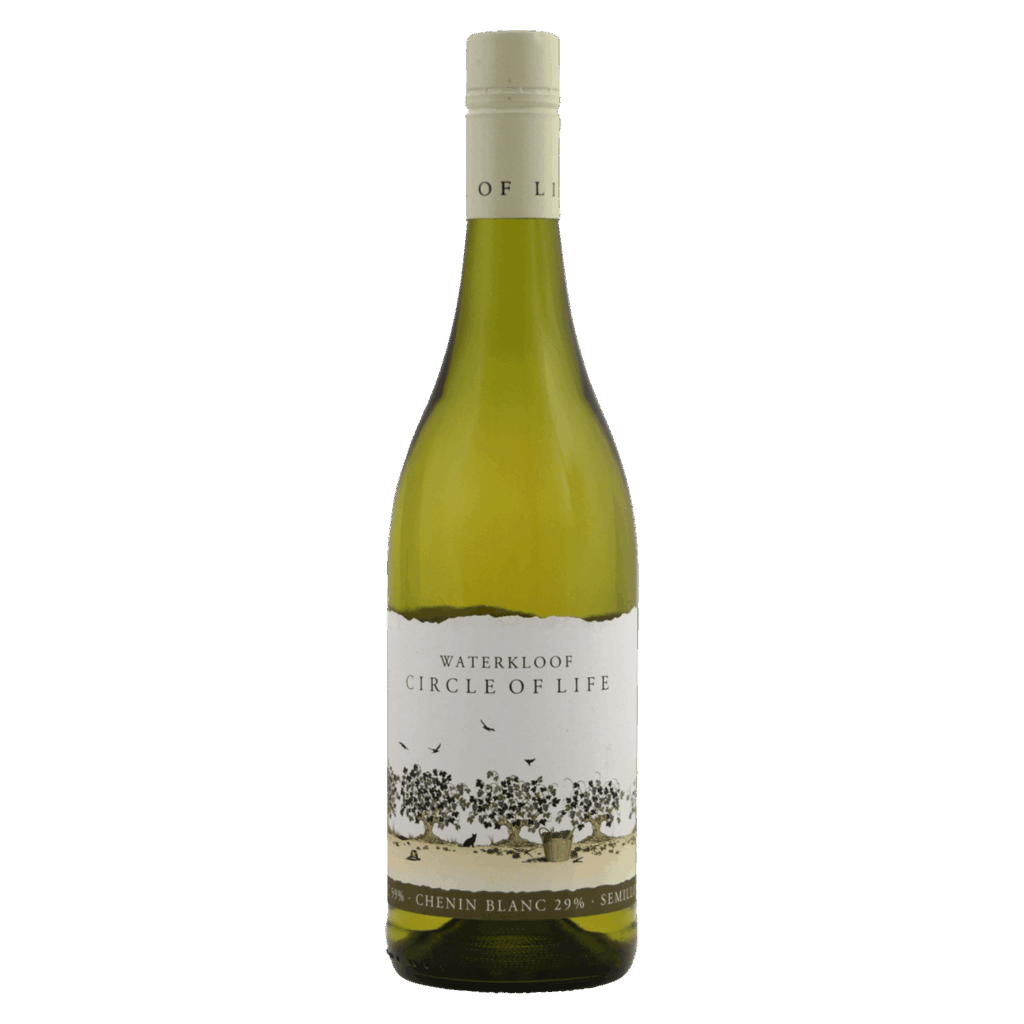 Witte wijn uit Zuid-Afrika van Chenin Blanc en Semillon – complexe wijn met citrus, kruiden en frisse wijnstructuur