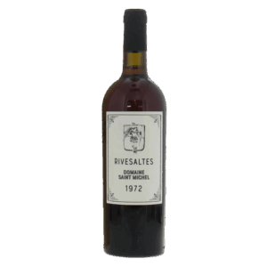 Dessertwijn Rivesaltes 1972, Zuid-Frankrijk, Domaine Saint Michel, donker amberkleurig, zoete wijn