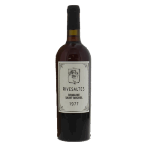 Dessertwijn Rivesaltes 1977, Zuid-Frankrijk, Domaine Saint Michel, donker amberkleurig, zoete wijn