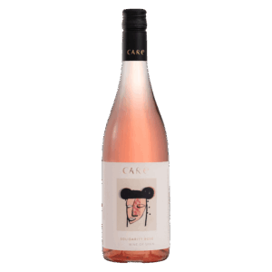Rosé wijn uit Spanje, Care Solidarity Rosé met zomers rood fruit, frisse zuren en een expressief etiket met karakter.