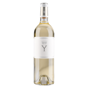 Witte wijn Château d’Yquem Y – elegante fles met minimalistisch etiket uit Bordeaux Frankrijk