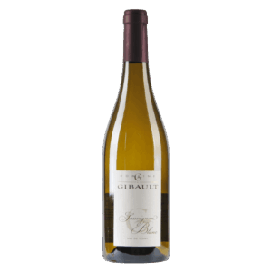 Witte wijn, Sauvignon Blanc druif, Loire Frankrijk – Gibault wijn met klassiek label en donkerrode capsule