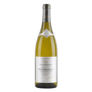 Witte wijn, Chardonnay druif, Bourgogne Frankrijk – Meursault wijn van Domaine Meixrest met stijlvol zilverlabel