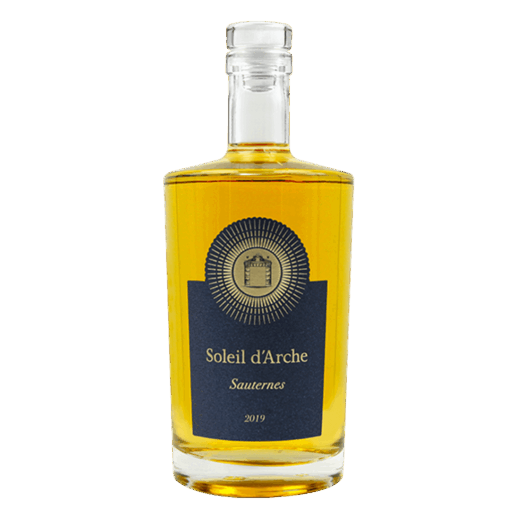 Soleil d’Arche Sauternes wijn 2019 – Franse dessertwijn uit Bordeaux in luxe fles met goudgele kleur
