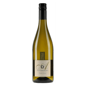 Witte wijn, Sauvignon Blanc druif, Val de Loire Frankrijk – aromatische wijn met strak label en zwarte capsule
