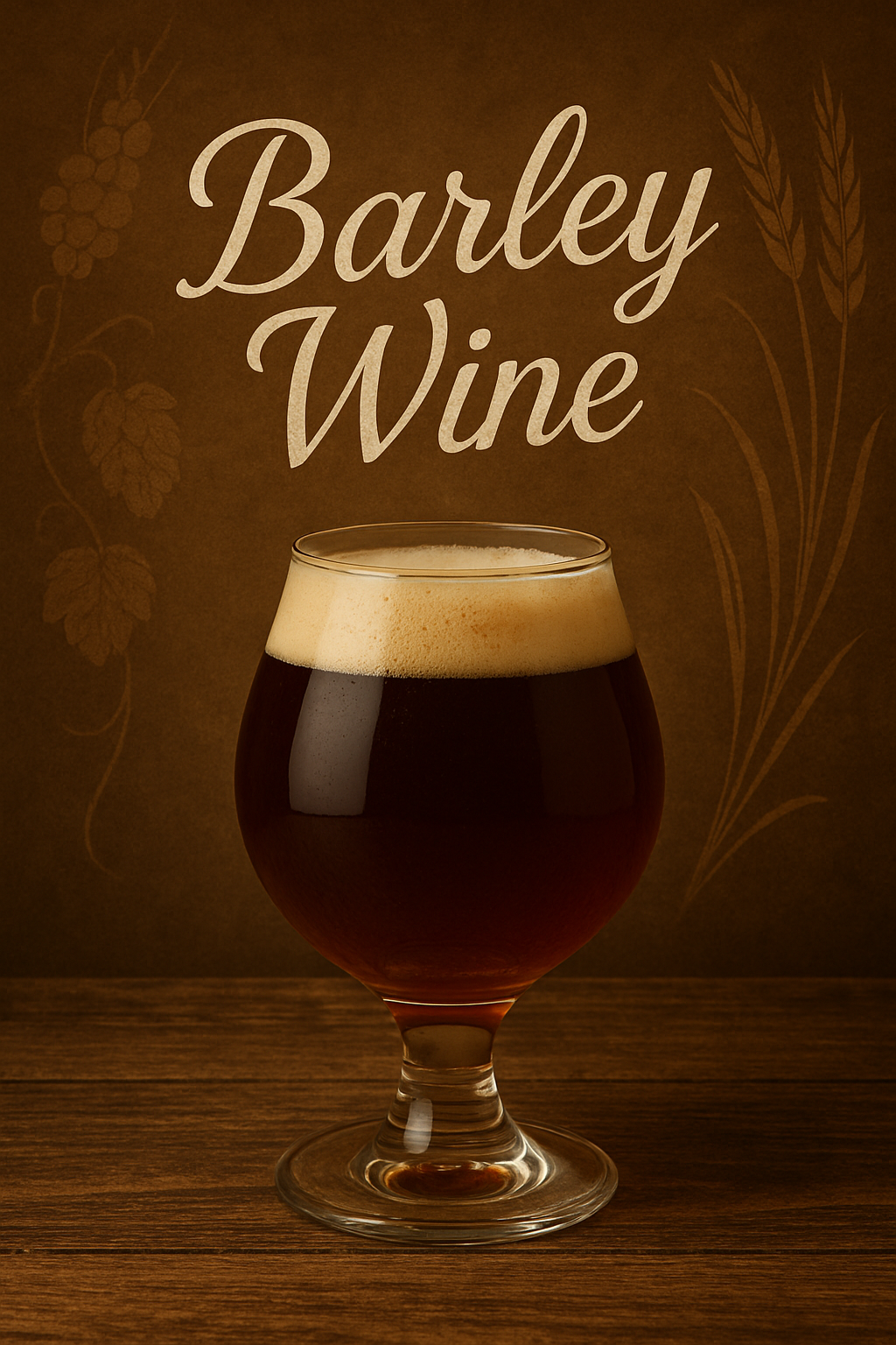 Glas Barley Wine Bier