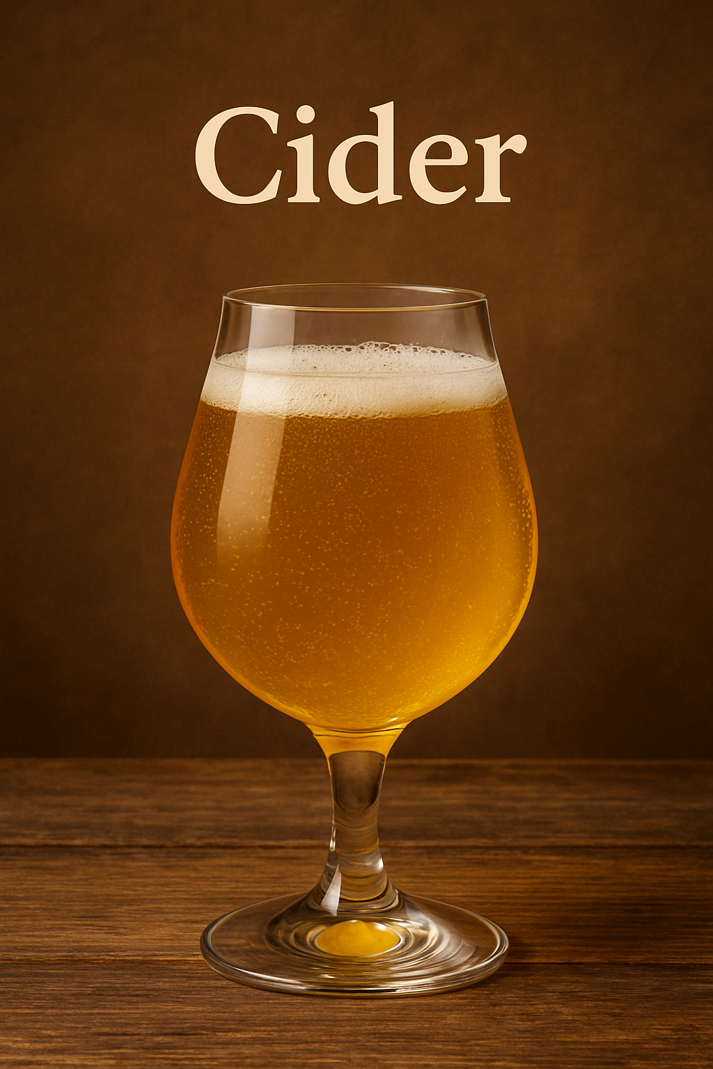 Glas Cider Bier