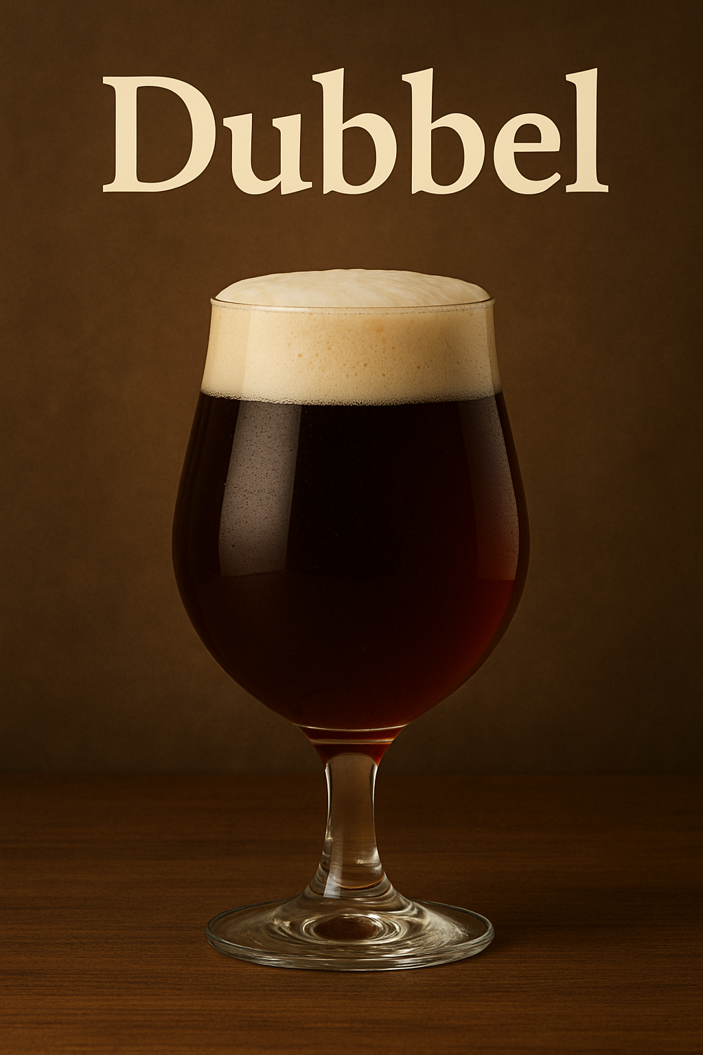 Glas Dubbel Bier