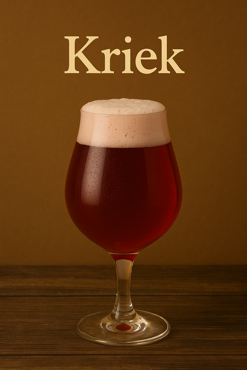 Glas Kriek Bier