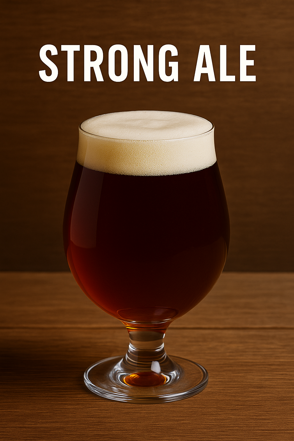 Glas Strong Ale Bier