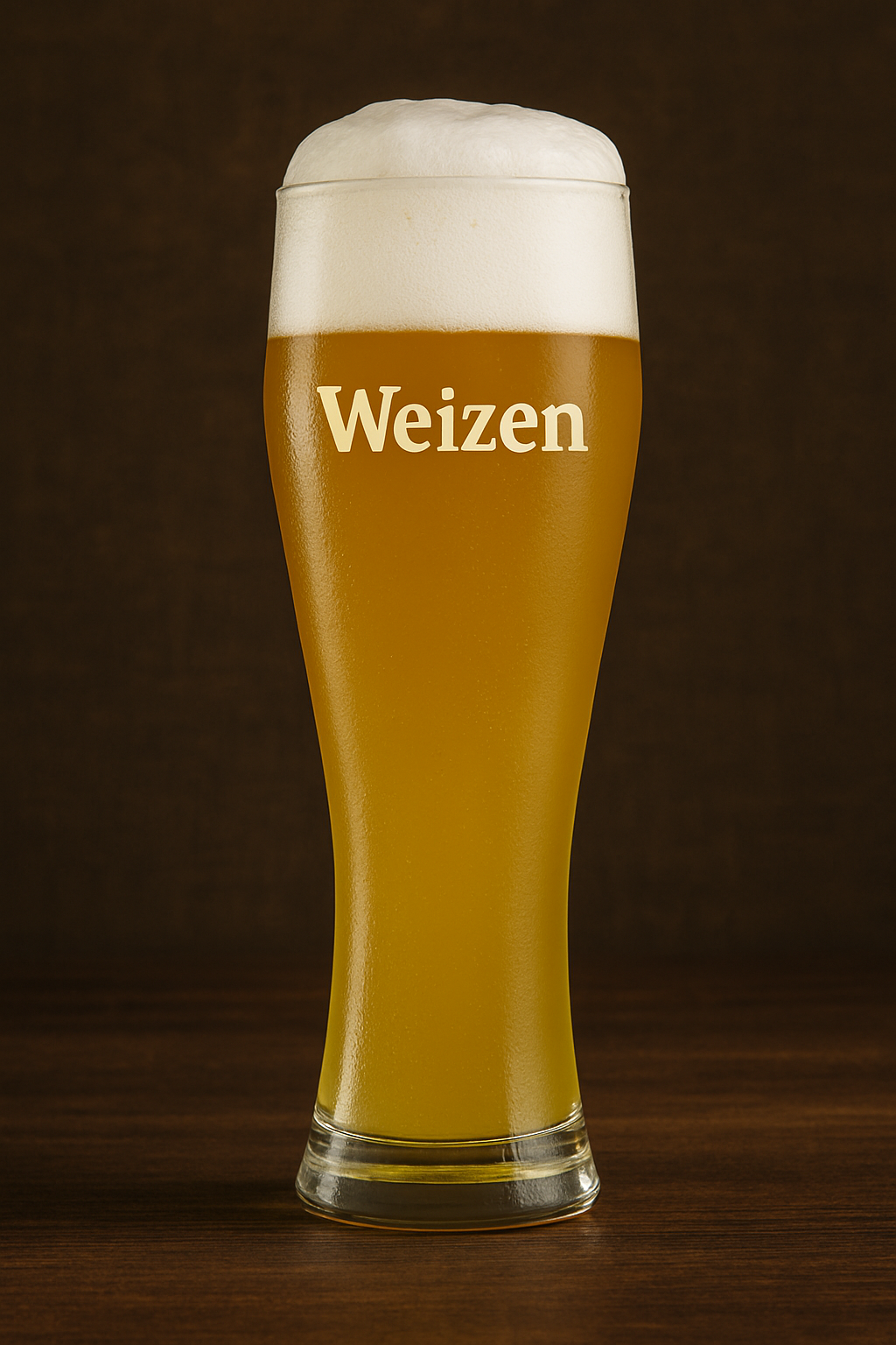 Glas Weizen Bier