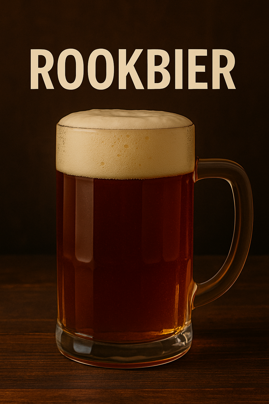 Glas Rook Bier