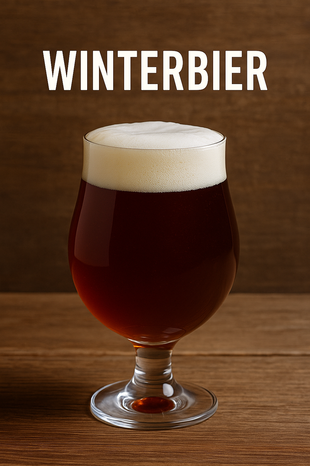 Glas Winter Bier