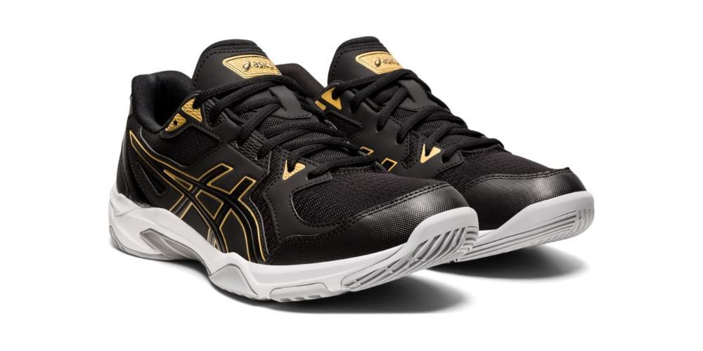 asics black tennis shoes