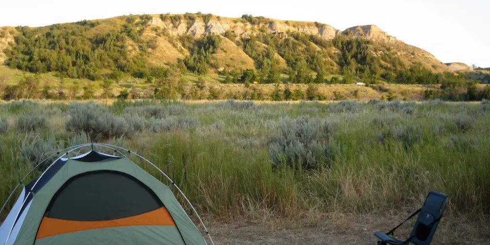 Scenic view at Theodore Roosevelt National Park