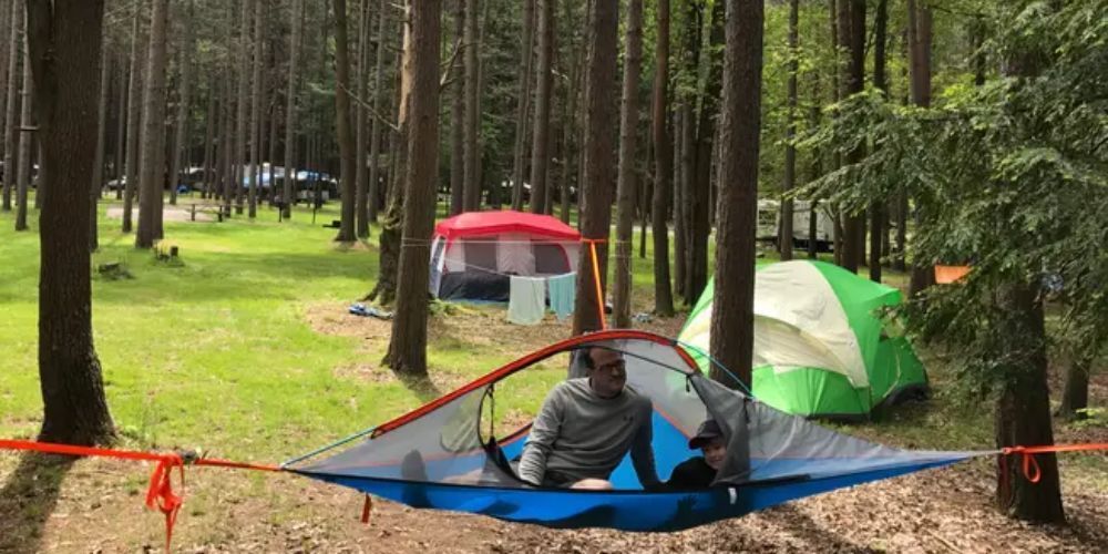 Camping near Pine Creek Gorge in Pennsylvania's Grand Canyon