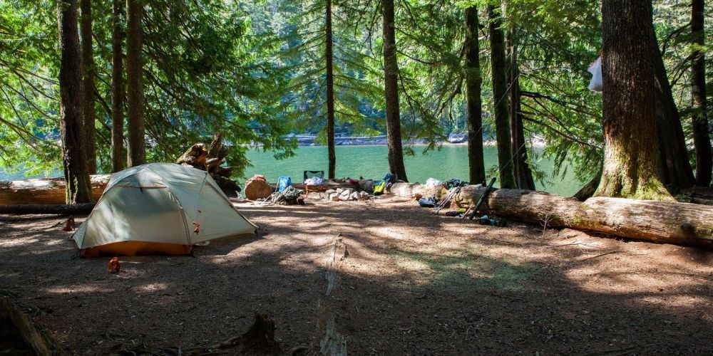 Hiking at Mount Rainier National Park in Washington