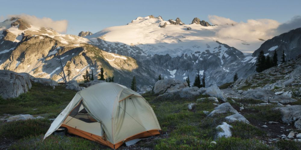 Camping at Rialto Beach in Olympic National Park, Washington