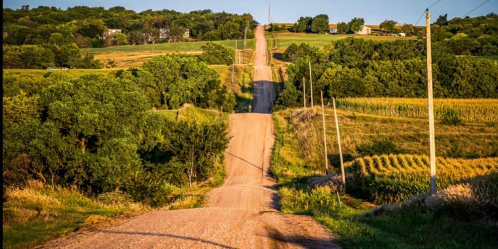 Biking through Nebraska's countryside