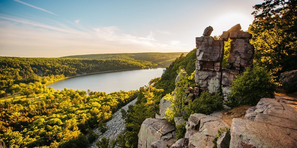 hiking in Wisconsin