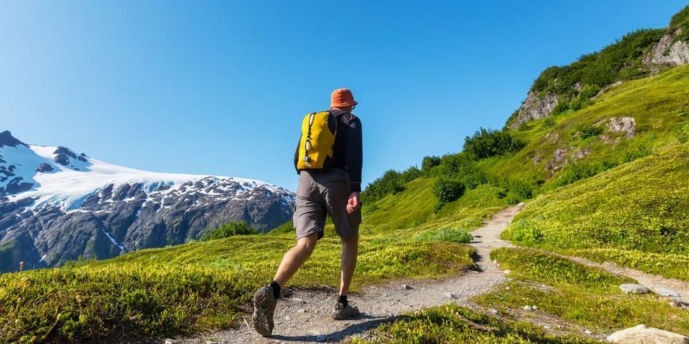 hiking in Alaska