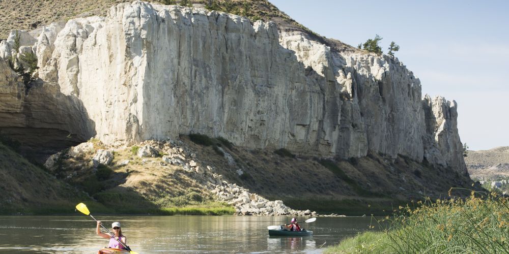 kayaking in montana