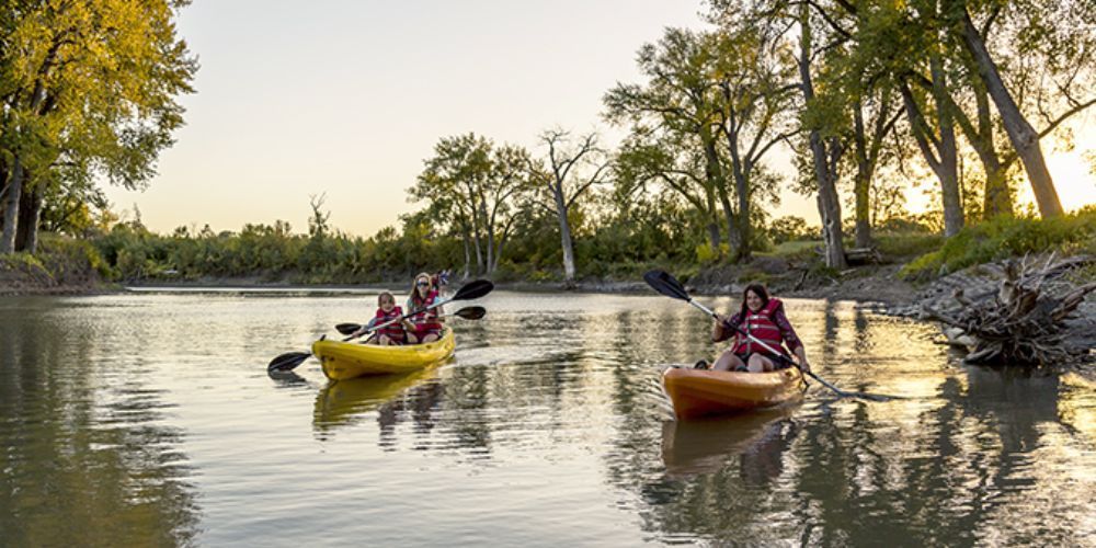 best places to kayak in north-dakota