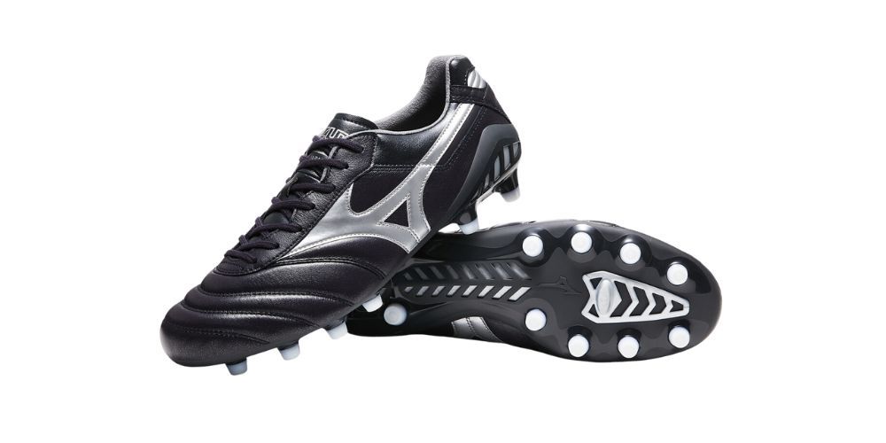 Mizuno soccer cleats on a field