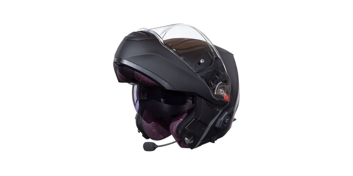 modular bluetooth enabled motorcycle helmet