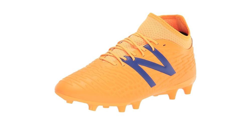 Close-up of New Balance performance cleats