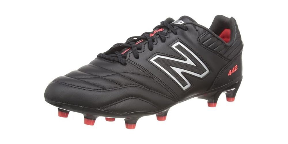 Soccer player wearing New Balance cleats