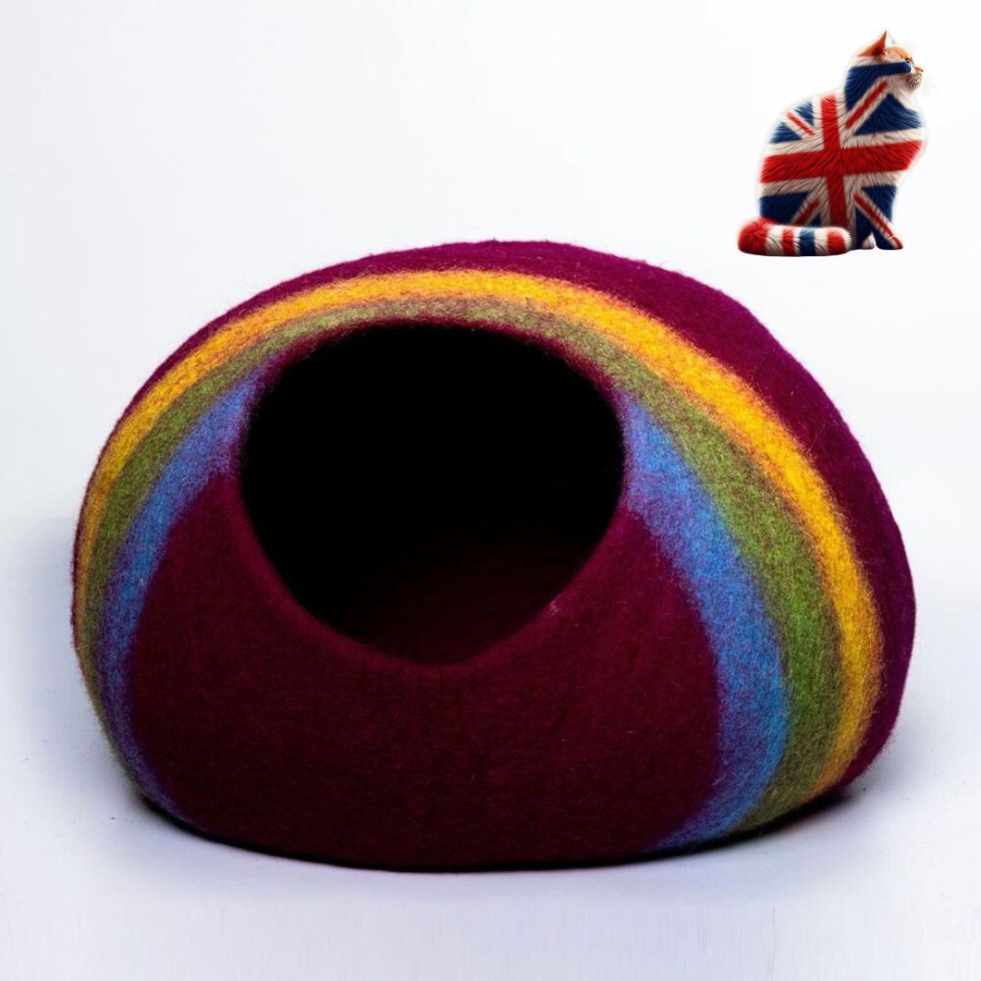 cozy winter cat cave