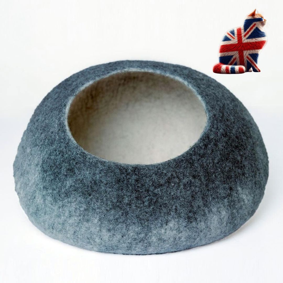 felt cave bed for kittens