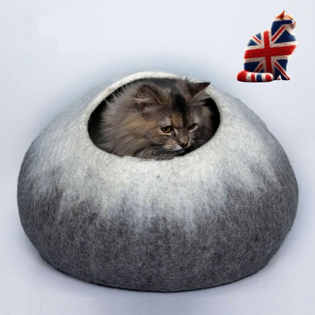 designer felt cat cave