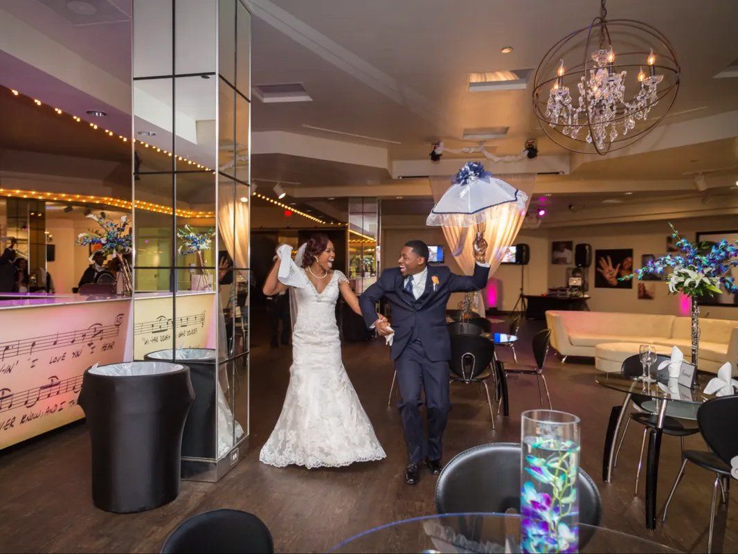 Kayla and darrius laughing together