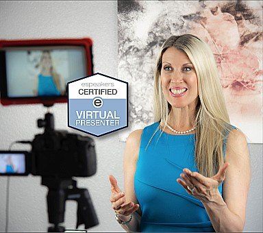natural office setting virtual speaking