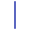 A blue line is shown on a white background.