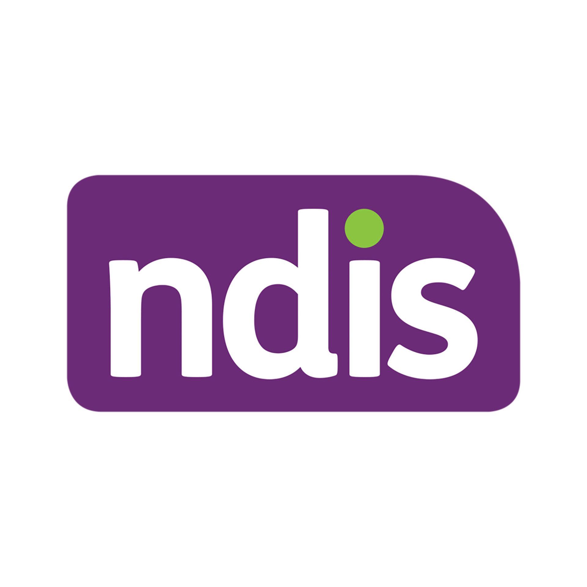 The nds logo is purple and white with a green circle in the middle.