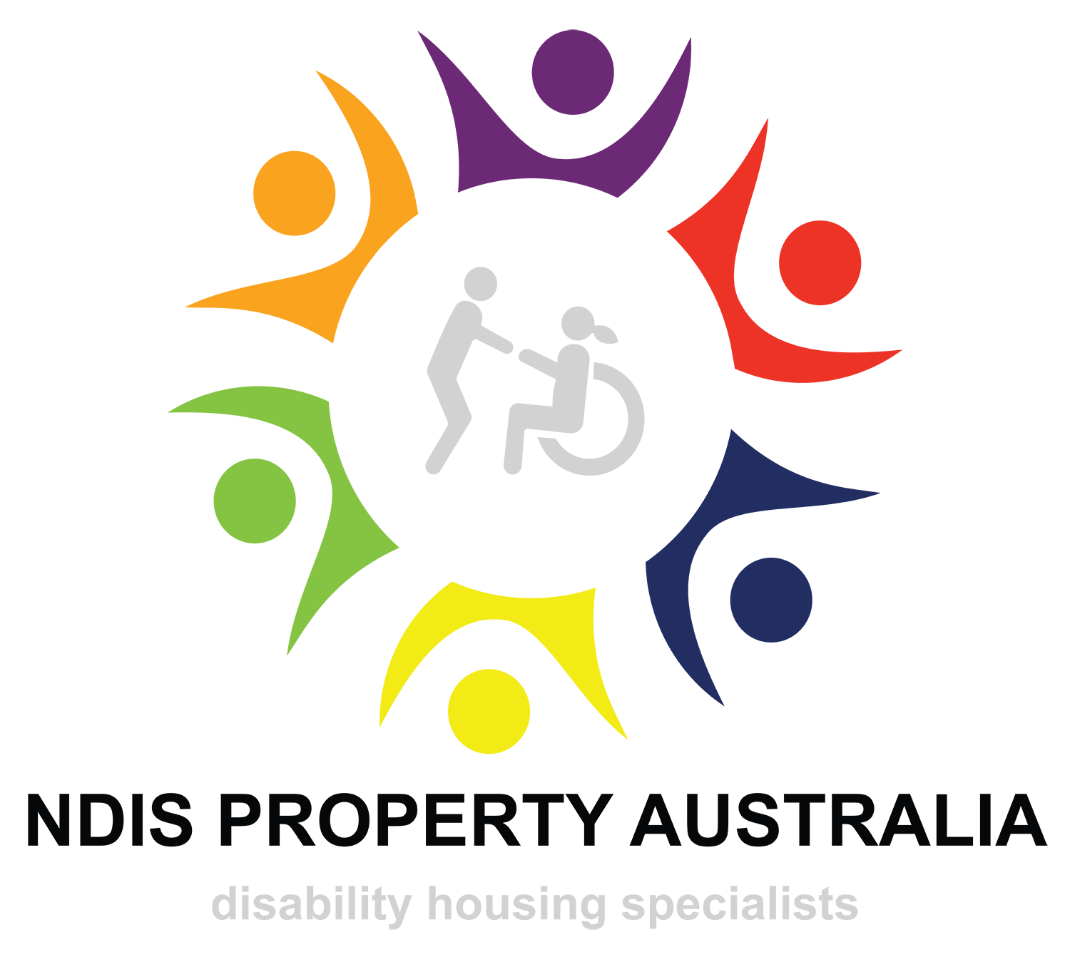A logo for nds property australia disability housing specialists