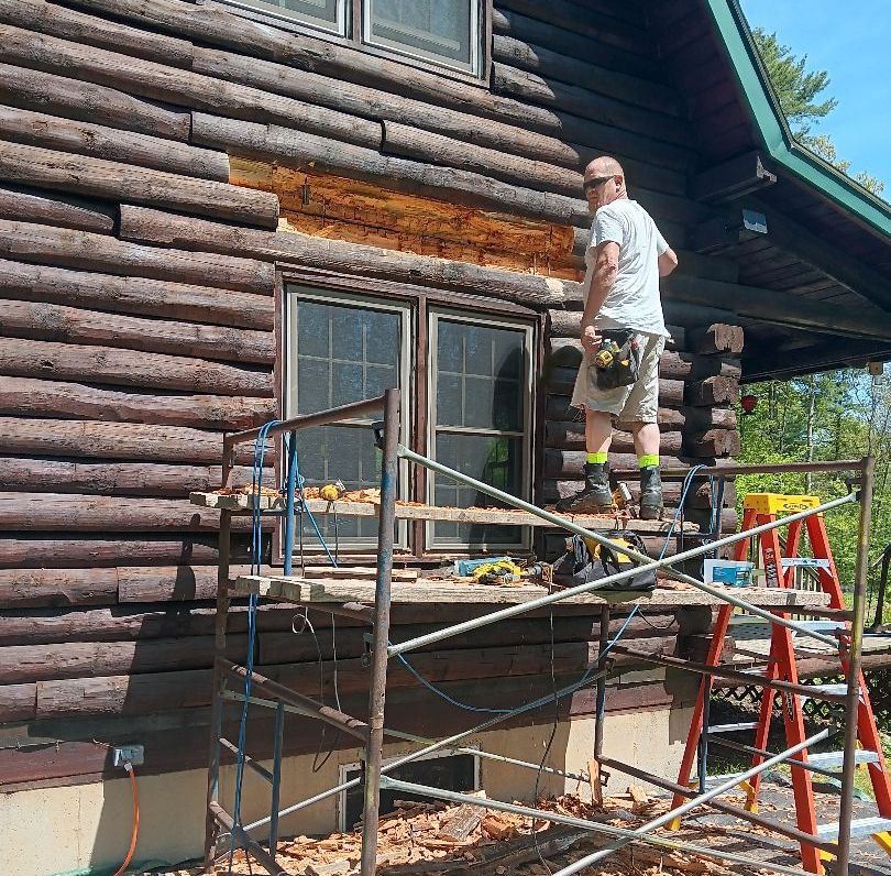 Log Home replacement in New England