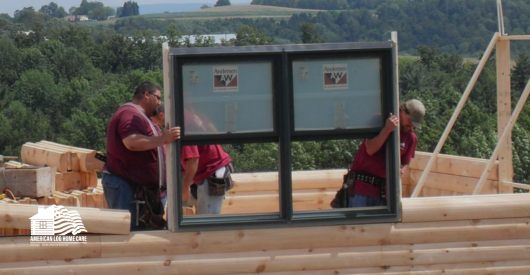 Log Home Window and Door installation services throughout New England