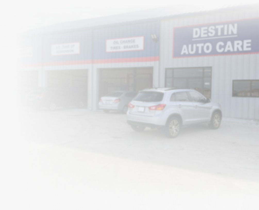 Silver SUV parked outside