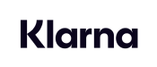Klarna logo in dark navy blue on a white background.