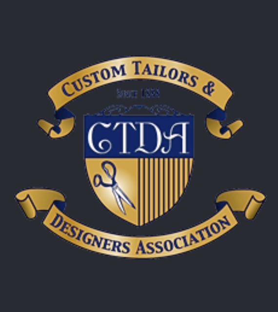 A logo for custom tailors and designers association