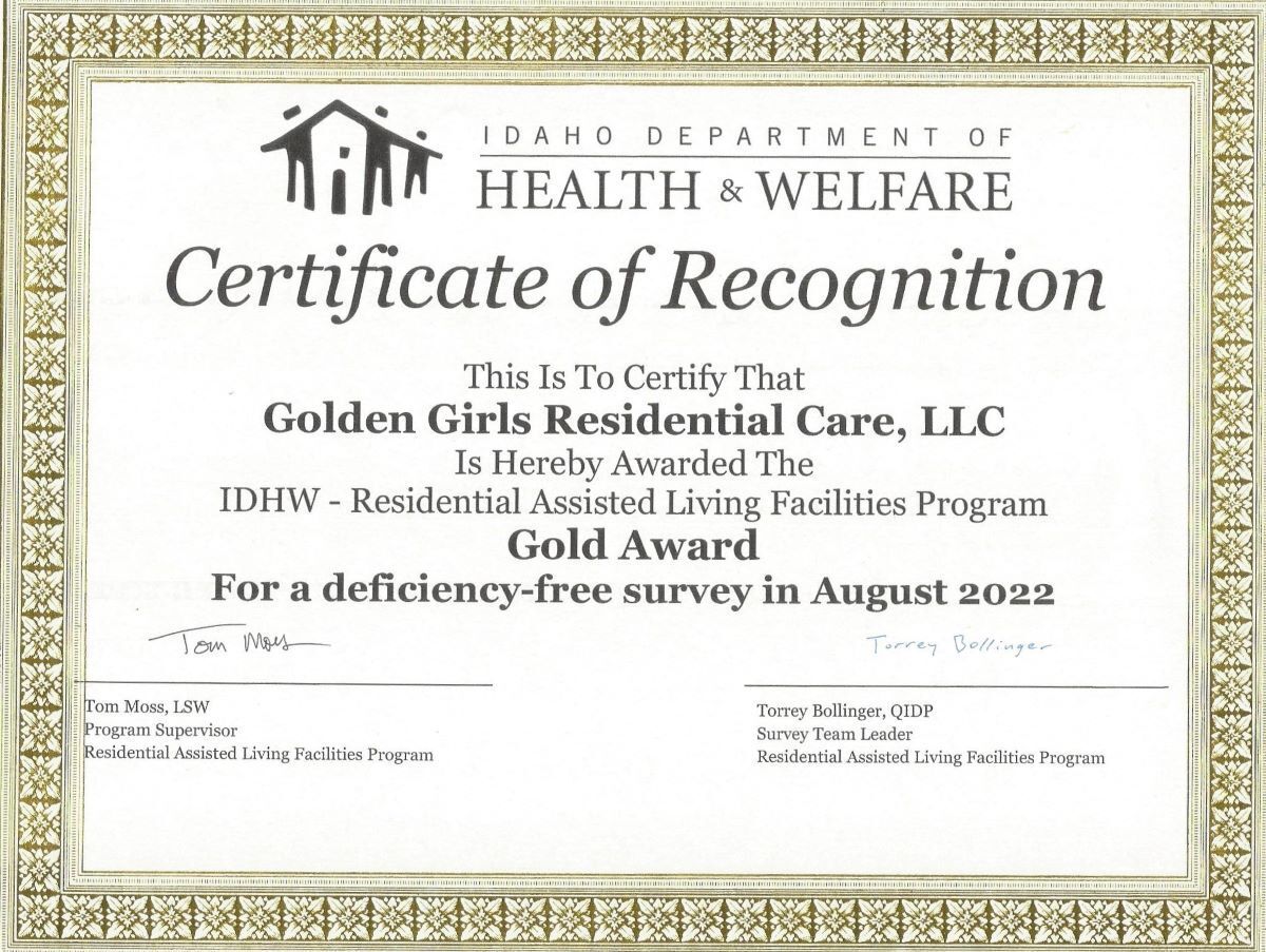 Assisted Living | Lewiston, ID | Golden Girls Residential Care