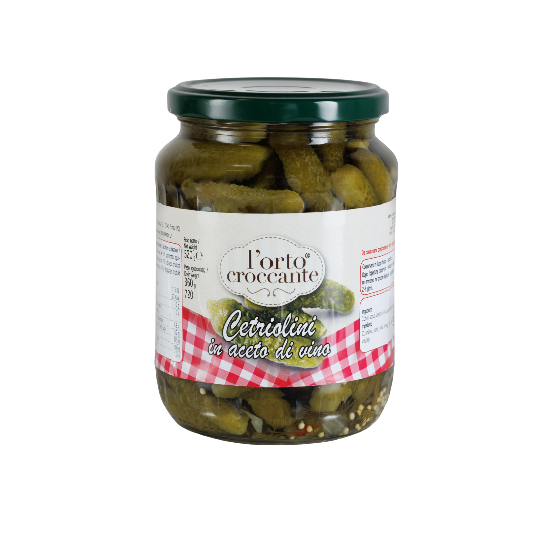 cetrioli in aceto di vino